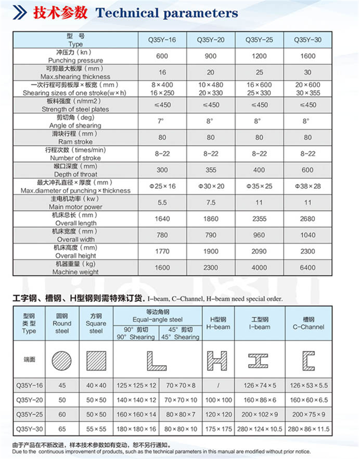 后钢板液压冲孔机 点击咨询