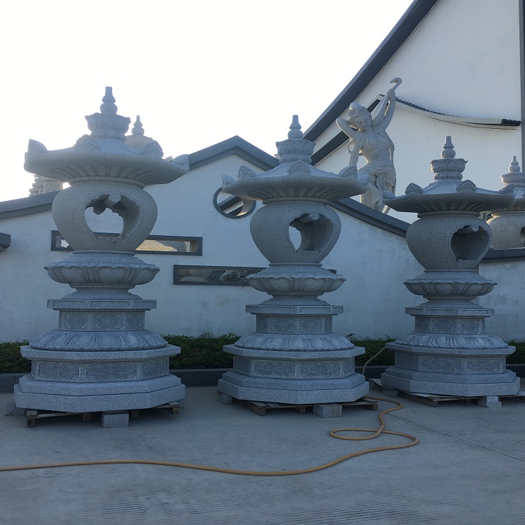 青石仿古舍利塔 寺庙舍利塔石塔定制 惠安石雕加工厂 杰源石业