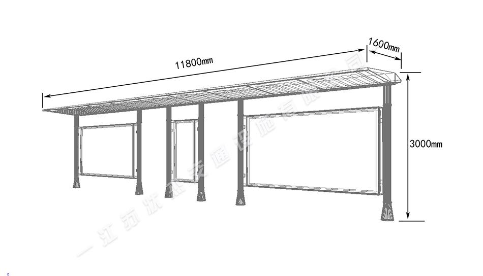 公交车站台尺寸图