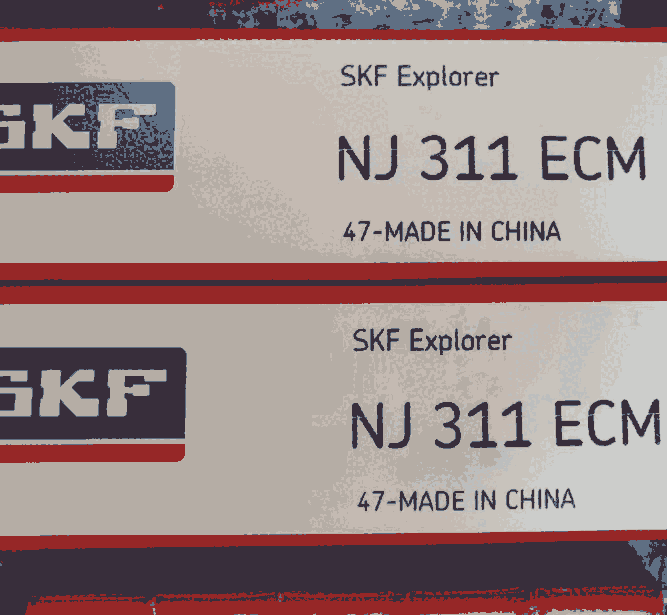 斯凯孚原装NJ311ECM进口轴承-精密圆柱滚子轴承-铜保耐磨型