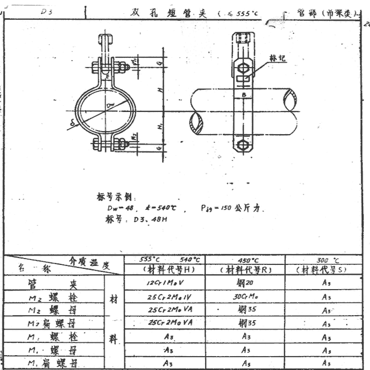 贵州贵阳市 支吊架101型管夹 101110813 碳钢管夹