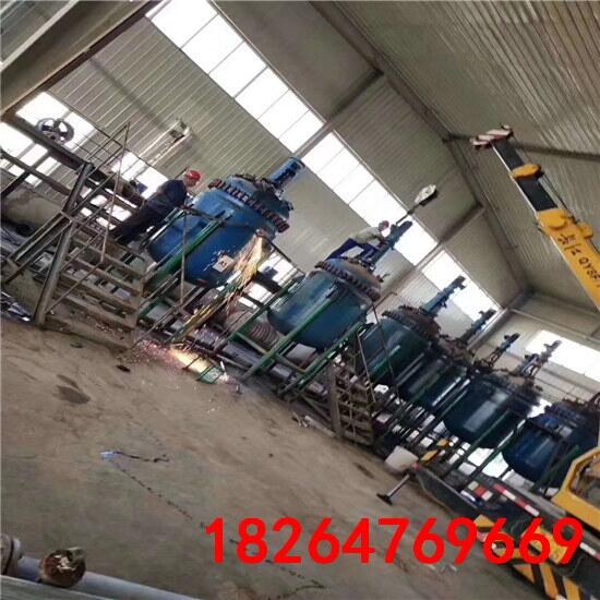 甘南转让3吨搪瓷反应釜二手价,二手石油用搪瓷反应釜