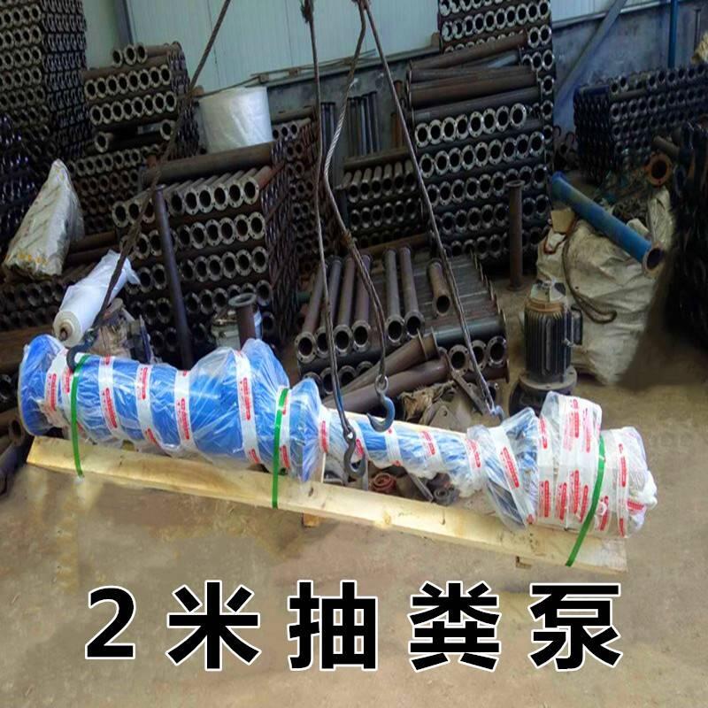 岚县立式污水泵2寸出料口绞龙抽粪泵移动方便