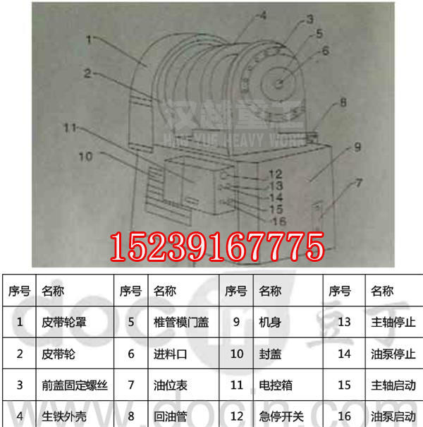 缩管机结构说明