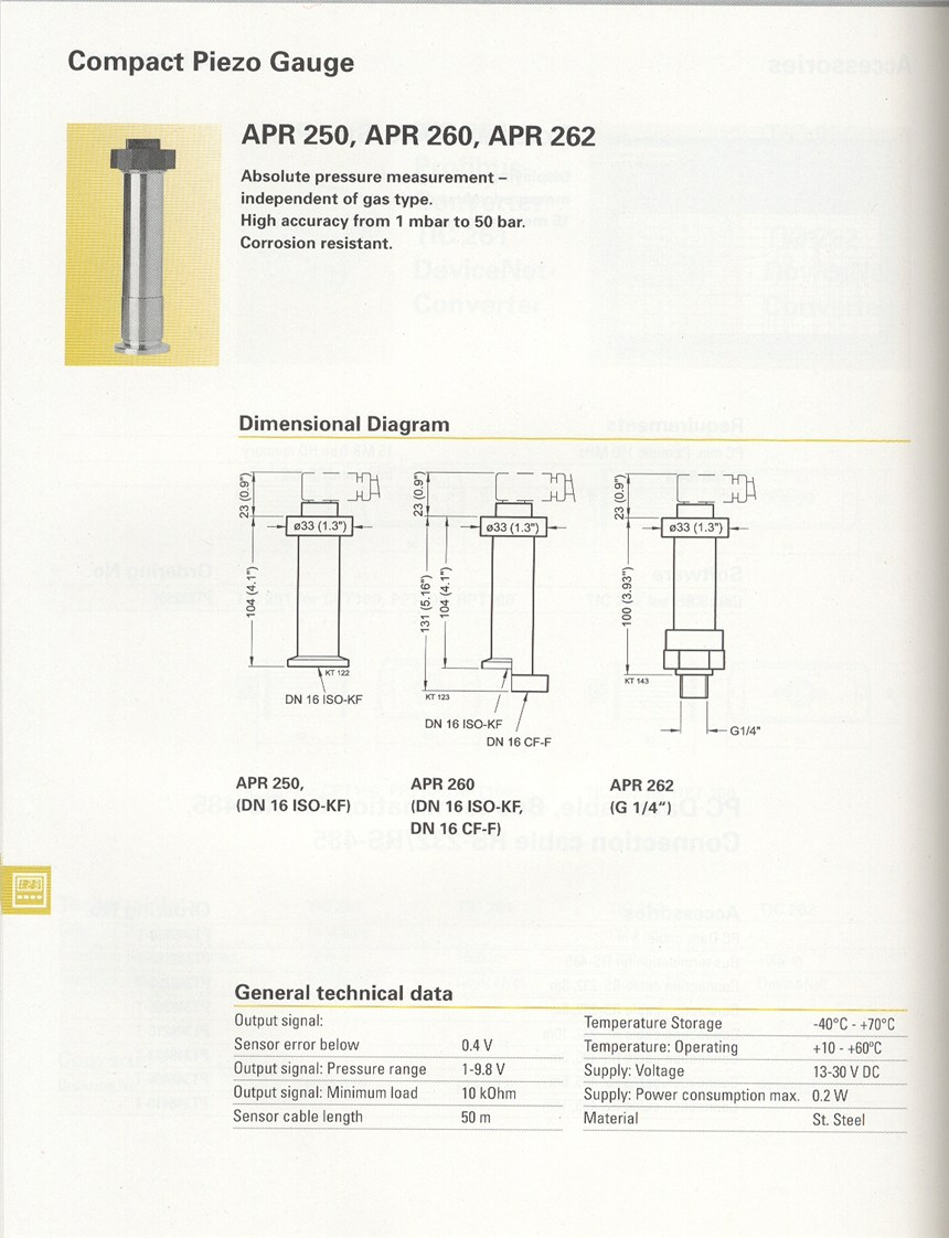 供应MKS Granville Phillips 307真空规控制器 数字压力计
