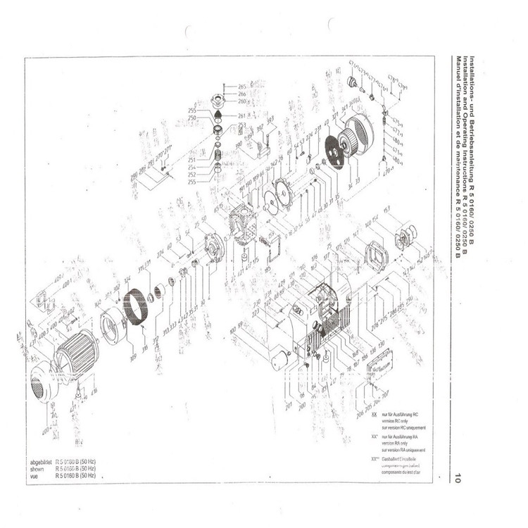 供应德国 里其乐Rietschle--Thomas进口旋片真空泵 VTE8VTE10