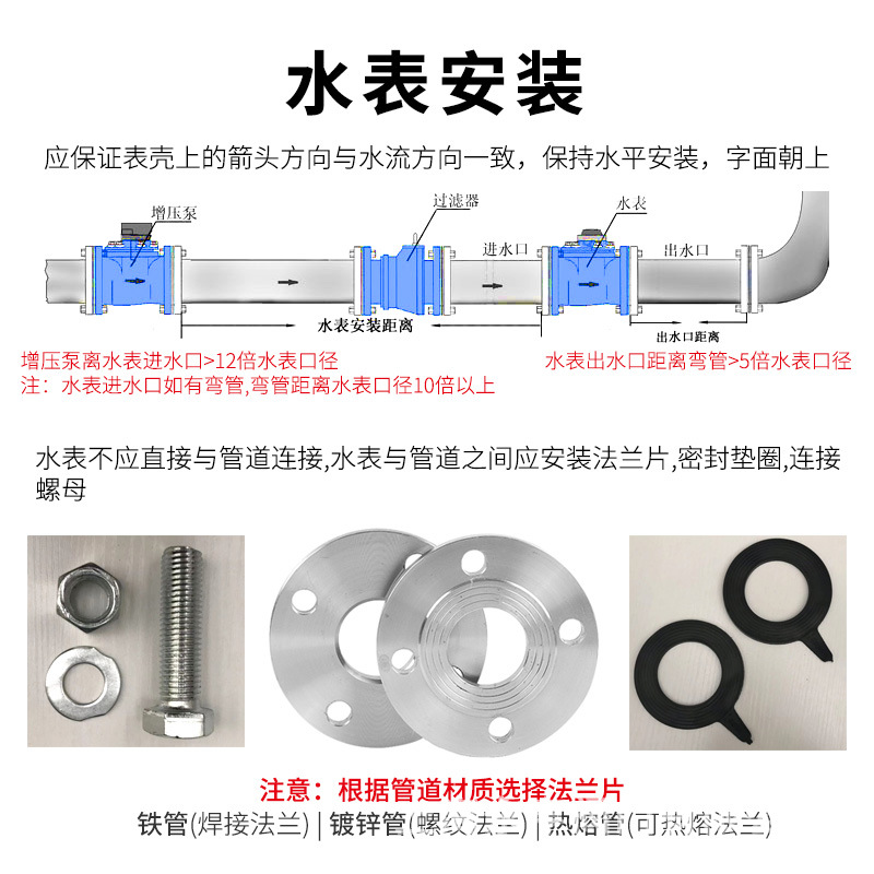 干式水表不锈钢表罩