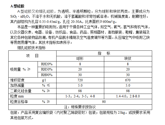 生产加工设备与吸附剂是什么成分