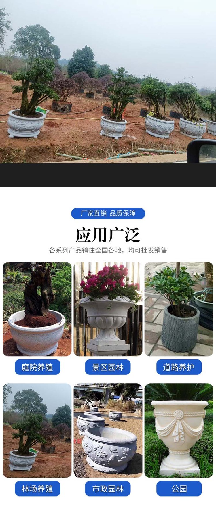 浏河创新圆形花盆模具支持定制hp-042玻璃钢外模