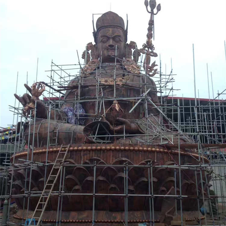 铜佛像大型铜雕铸造佛像厂家大小尺寸支持定制寺院祠堂摆放博创