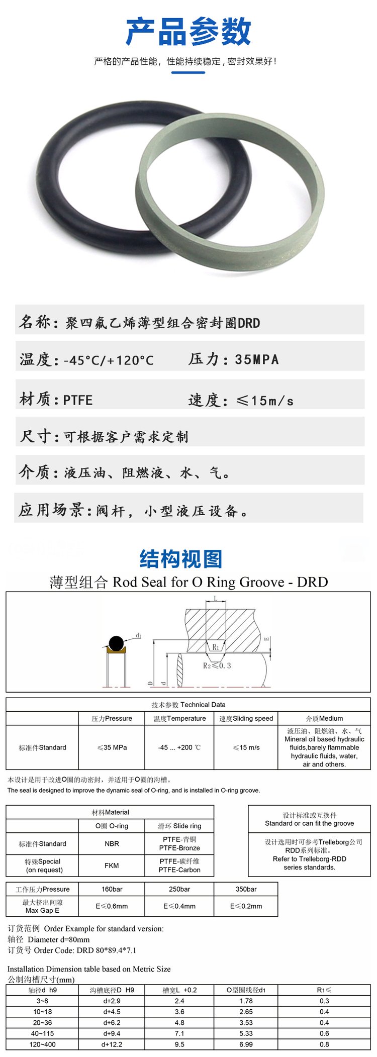 密封垫组件/油封与机械式门禁